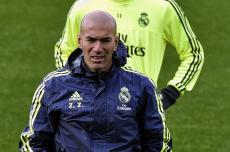 El director técnico del Real Madrid, Zinedine Zidane,