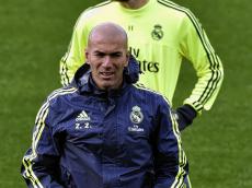 El director técnico del Real Madrid, Zinedine Zidane,