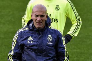 El director técnico del Real Madrid, Zinedine Zidane,