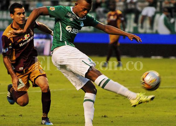 Hárold Preciado, delantero del Deportivo Cali, estará fuera de las canchas tres semanas