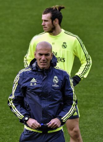 El director técnico del Real Madrid, Zinedine Zidane,