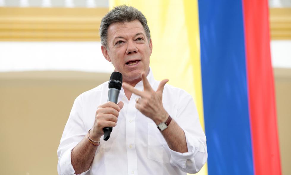 Presidente Santos rueda de Prensa