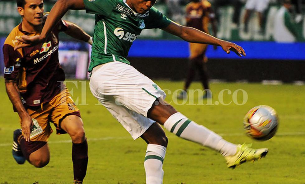 Hárold Preciado, delantero del Deportivo Cali, estará fuera de las canchas tres semanas